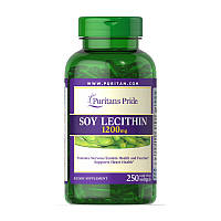 Соевый лецитин Puritan's Pride Soy Lecithin 1200 mg 250 капсул