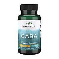 Гамма аминомасляная кислота ГАМК Swanson GABA 500 mg 100 капсул