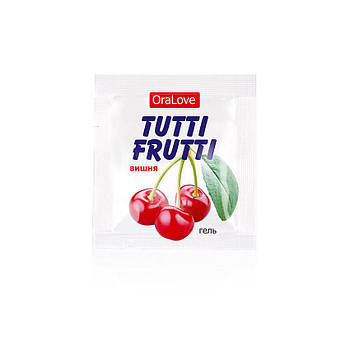 Оральний гель "Tutti-frutti вишня" 4г   | Puls69