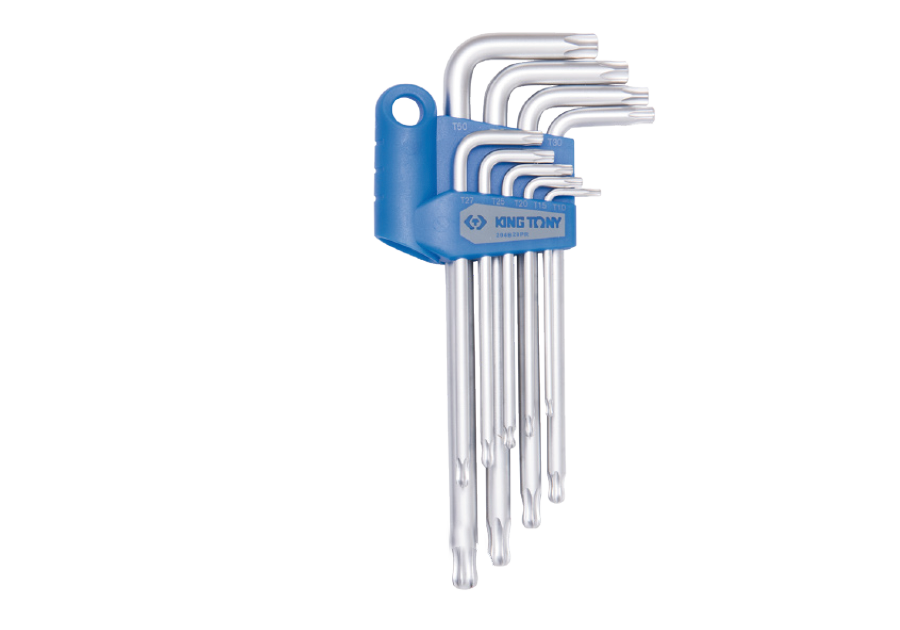 Набір Torx Г-под.Т10-Т50 екстрадовгих c кулею King Tony KT204B29PR