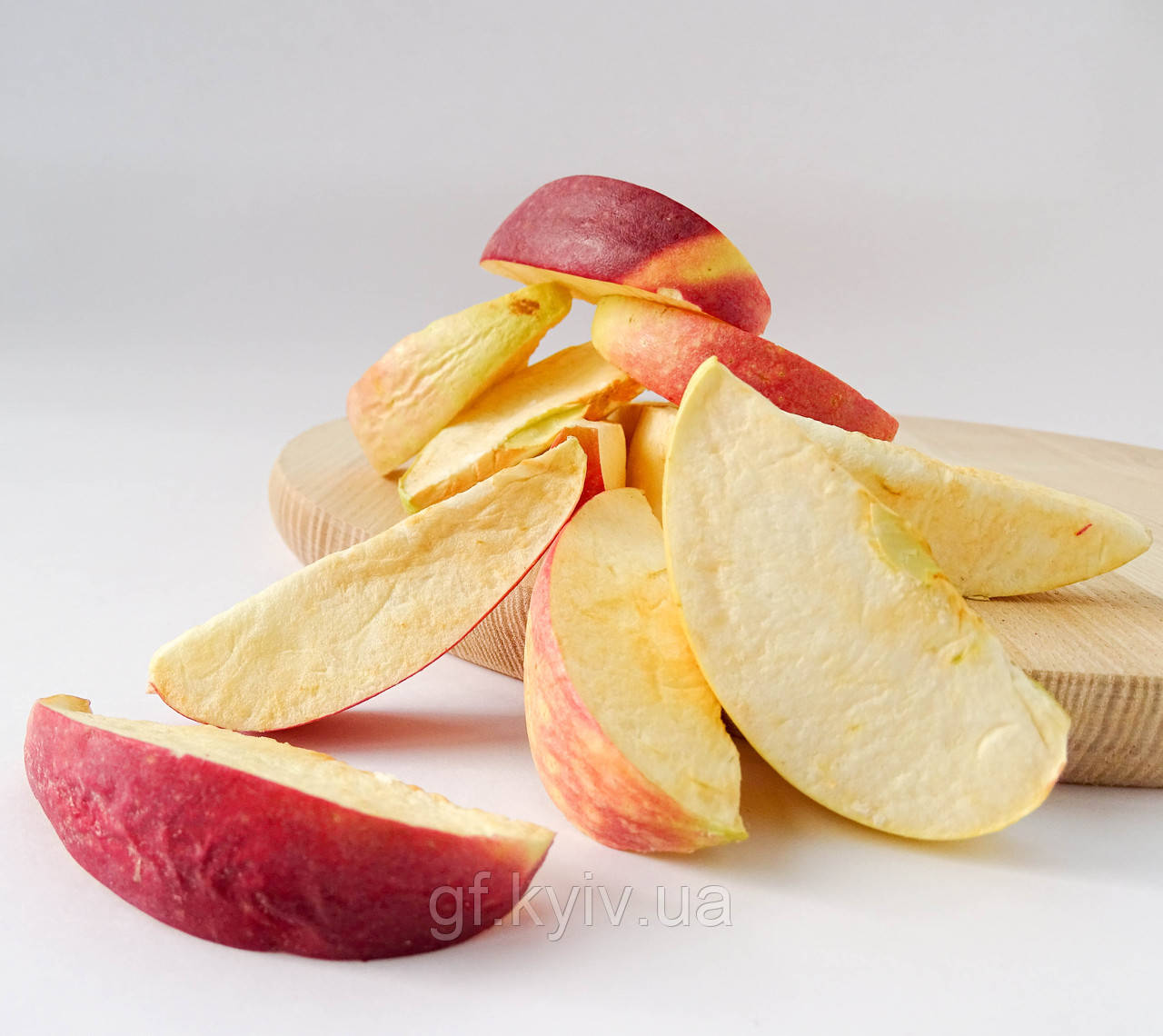 Яблука часточками червоні 100г сублімовані, натуральний фрукт від українського виробника