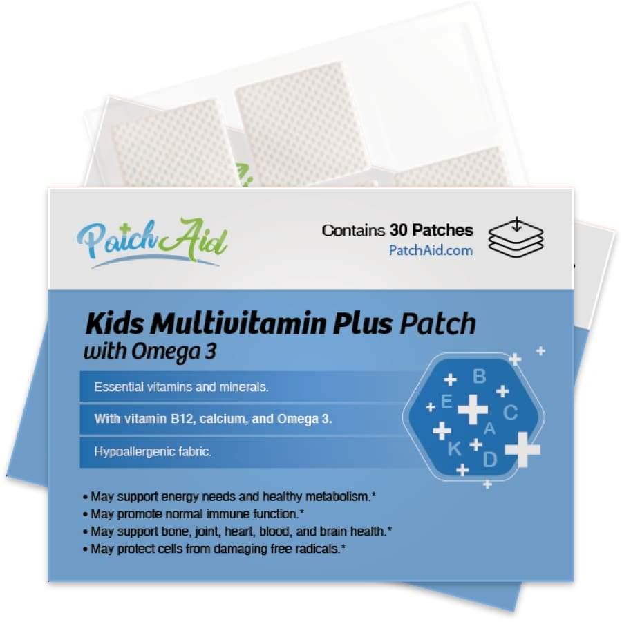Patch Aid Kids Multivitamin with Omega-3 / Патчі Дитячі мультивітаміни плюс Омега-3 шт 30