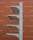 Торгові односторонні (пристінні) стелажі «Модерн» 195х70 см, на 6 полиць, Б/у, фото 6