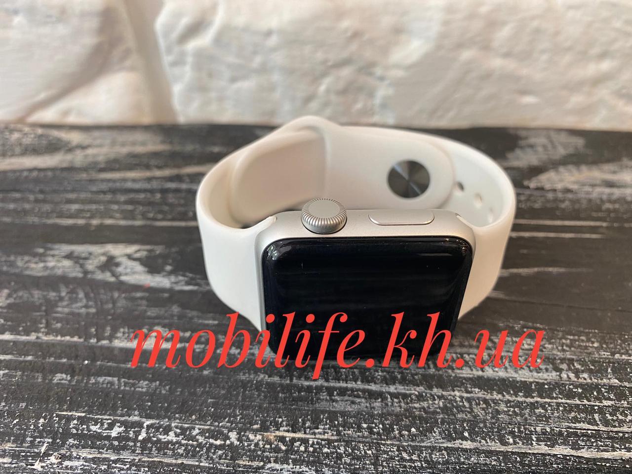 Силіконовий ремінець для Apple Watch 38mm/40mm/Білий/