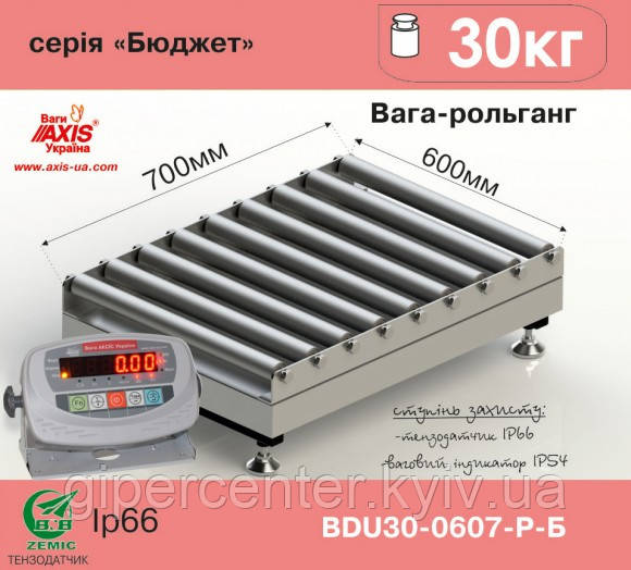 Ваги рольгангові BDU30-0607-Р Бюджет