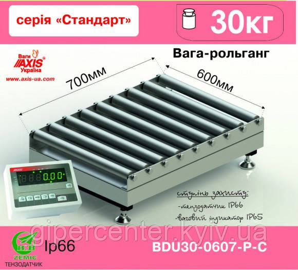 Ваги рольгангові BDU30-0607-Р Стандарт