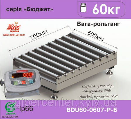 Ваги рольгангові BDU60-0607-Р Бюджет, фото 1