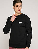 Мужская спортивная кофта свитшот, толстовка Adidas (Адидас) черная