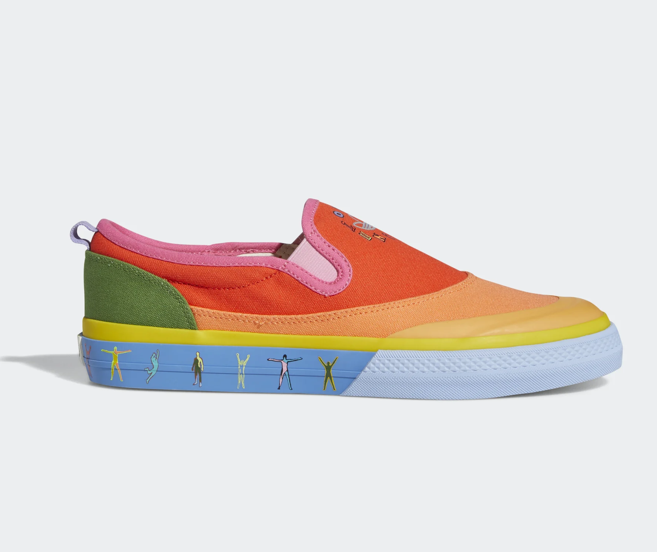Оригинальные кроссовки Adidas Nizza Slip-On Pride (GW2421)