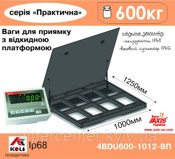 Ваги для приймання з відкидною платформою 4BDU600-1012ВП-П