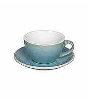 Чашка і блюдце для капучино Loveramics Egg Cappuccino Cup & Saucer, 200 мл, Ice Blue