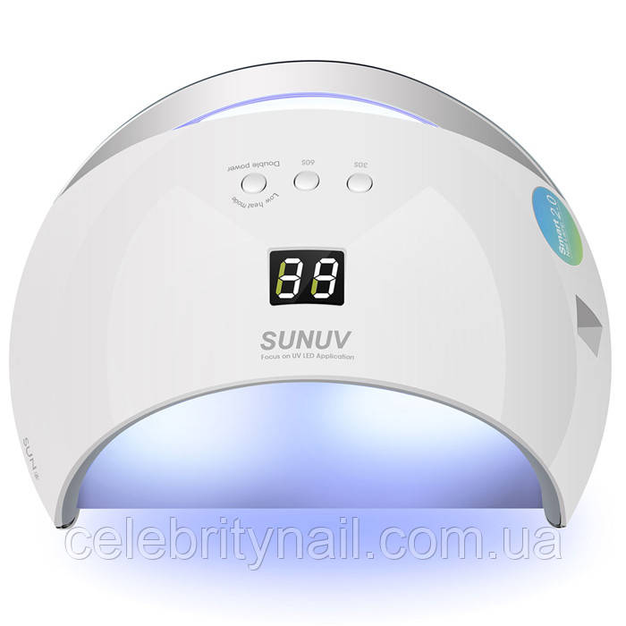 Лампа для манікюру SUNUV SUN White 6, 48 Вт