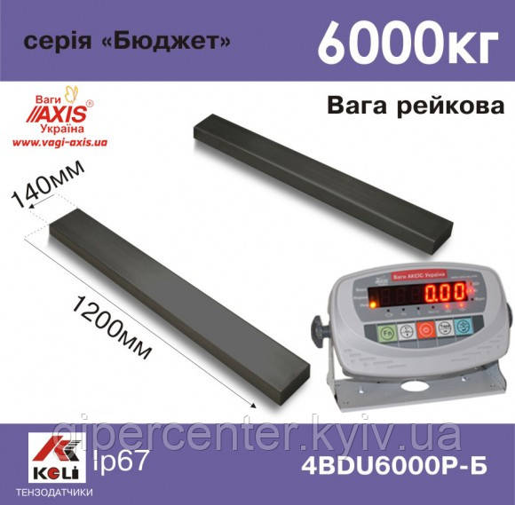Ваги рейкові 4BDU6000Р-Б Бюджет