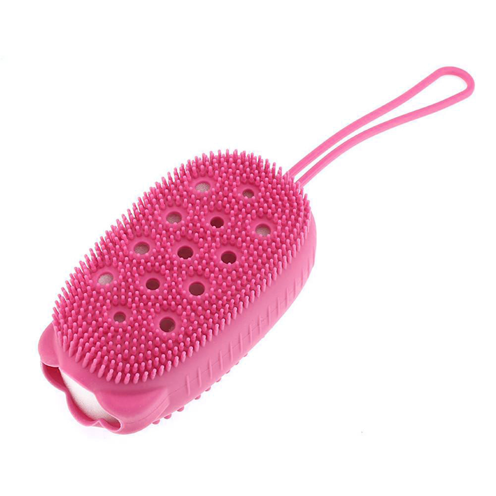 Мочалка массажная Bath Brush | Массажер силиконовый для тела Red - фото 1 - id-p1417939518