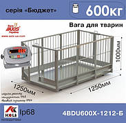 Ваги для тварин 4BDU600Х-1212-Б Бюджет