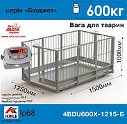 Ваги для тварин 4BDU600Х-1215-Б Бюджет