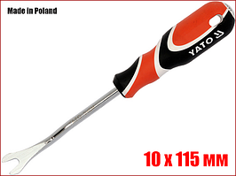 Знімач кліпс кріплення обшивки салону автомобіля 10х115 мм Yato YT-1372