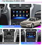Junsun 4G Android магнітолу для Ford Mondeo Fusion 4,5 2000-2022, фото 3