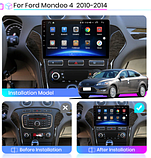 Junsun 4G Android магнітолу для Ford Mondeo Fusion 4,5 2000-2022, фото 4