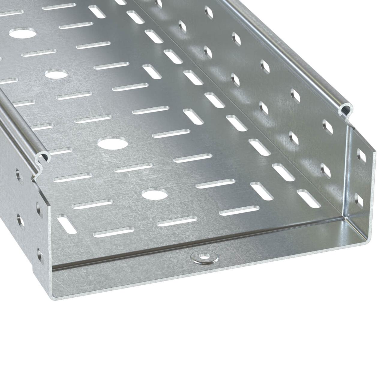 Короб/лоток перфорований 300х80*1,2мм, гарячого цинкування, дкс [3530512], фото 1