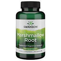 Корень алтея, Swanson, Marshmallow Root, 500 мг, 90 капсул