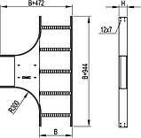 Т-відгалужувач 80х400 r-300, гарячого цинкування, L5 Combitech, дкс [lt8304], фото 2