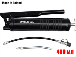 Ручний шприц для змащення з двома насадками 400 мл Vorel 78041