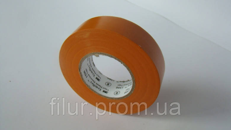 Ізолента 3M Temflex 1500 Orange 19 мм х20 м, фото 1