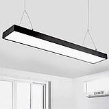 Cвітильник світлодіодний Sign-48 підвісний линійний на тросах 48Вт 4200К чорний, фото 3