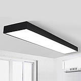 Cвітильник світлодіодний Sign-48 підвісний линійний на тросах 48Вт 4200К чорний, фото 4