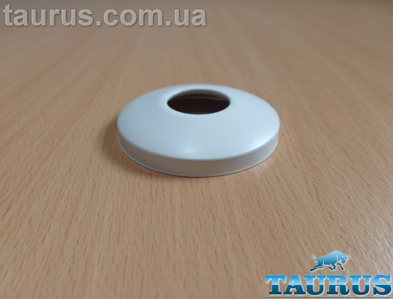 Білий декоративний сферичний фланець Sphere ThermoPulse D70 / висота 14 мм White внутрішній розмір 3/4" d25 мм