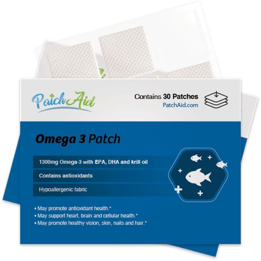 Patch Aid Omega-3 Vitamin / Патчі Омега 3 плюс антиоксиданти 30 шт