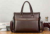 Мужской деловой портфель Мужская сумка для документов LEINASEN