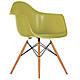 Крісло пластикове СДМ-Груп Тауер Вуд, ніжки бук, зелений, фото 2