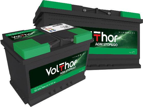 Акумулятор автомобільний VolThor AGM Старт стоп 70Ah 760А