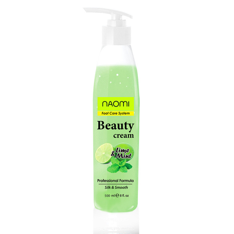 Крем для ніг Naomi Beauty Cream Лайм і М&apos;ята 500 мл
