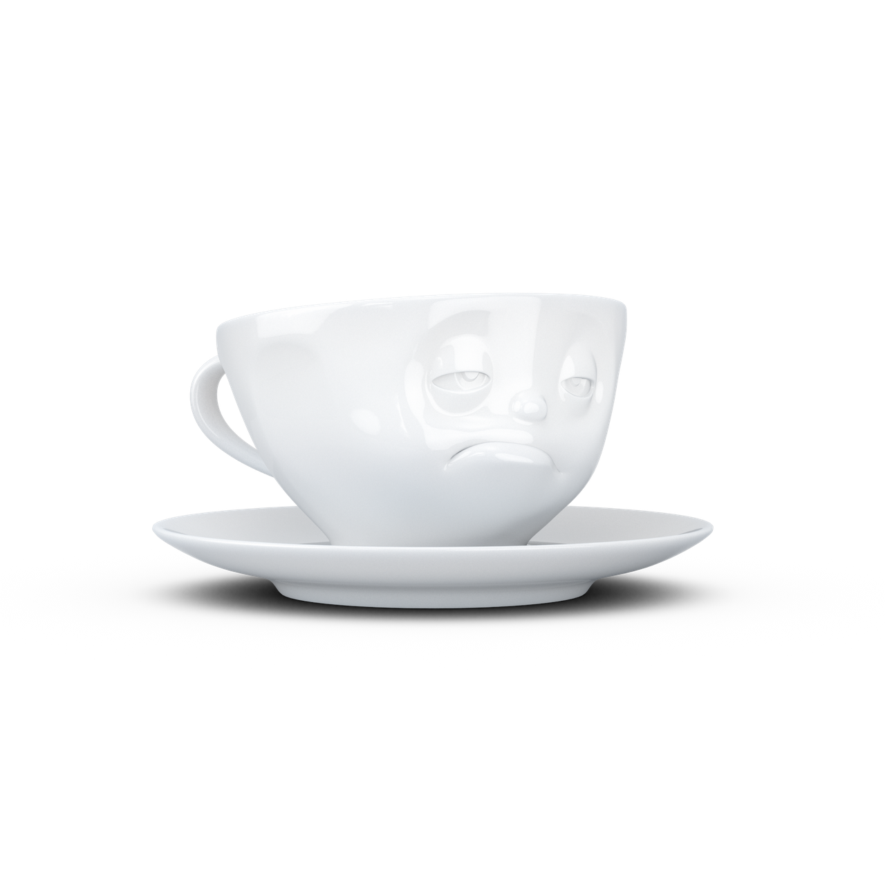 Чашка порцелянова з блюдцем 58products Tassen Snoozy 200 мл Tass14501/TA