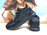 Кросівки чоловічі Adidas Nite Jogger Boost 3M чорні 42 р., фото 2
