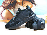 Кросівки чоловічі Adidas Nite Jogger Boost 3M чорні 46 р., фото 7