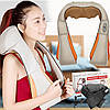 Роликовий масажер для шиї, плечей і спини Massager of Neck Kneading з прогріванням, фото 4