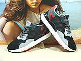Чоловічі кросівки Adidas Nite Jogger Boost 3M чорно-сірі 42 р., фото 5