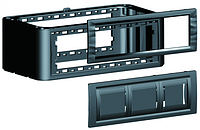 Вертикальне розширення підлогової башточки bus, 12 модулів, білий, ral 9010,In-Liner Front, дкс [09051]