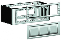 Вертикальне розширення підлогової башточки bus, 12 модулів, сірий, ral 7035, In-Liner Front, дкс [09071]