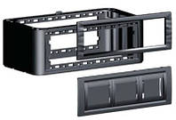 Вертикальне розширення підлогової башточки bus, 12 модулів, чорний, ral 7016, In-Liner Front, дкс [09091]