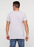 Сіра футболка для чоловіків S 18М319-24, фото 4