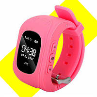 Смарт Часы Детские Smart Baby Watch Q50 с GPS трекером Розовые