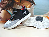 Чоловічі кросівки Adidas Nite Jogger Boost 3M сіро-чорні 45 р., фото 5