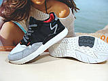 Чоловічі кросівки Adidas Nite Jogger Boost 3M сіро-чорні 45 р., фото 4