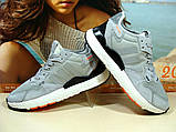 Кросівки чоловічі Adidas Nite Jogger Boost 3M сірі 46 р., фото 9