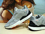 Кросівки чоловічі Adidas Nite Jogger Boost 3M сірі 42 р., фото 3